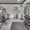 a gym with exercise equipment